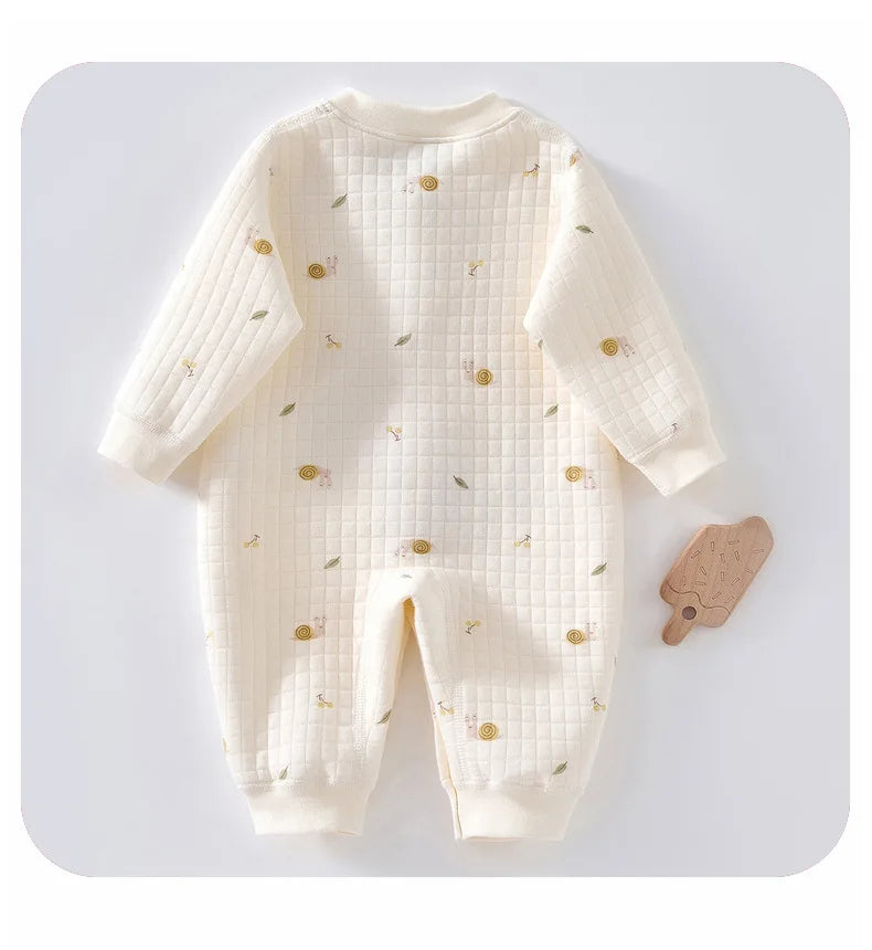3 Layers Newborn Jumpsuit | Adorable Cotton Bear Bunny Romper