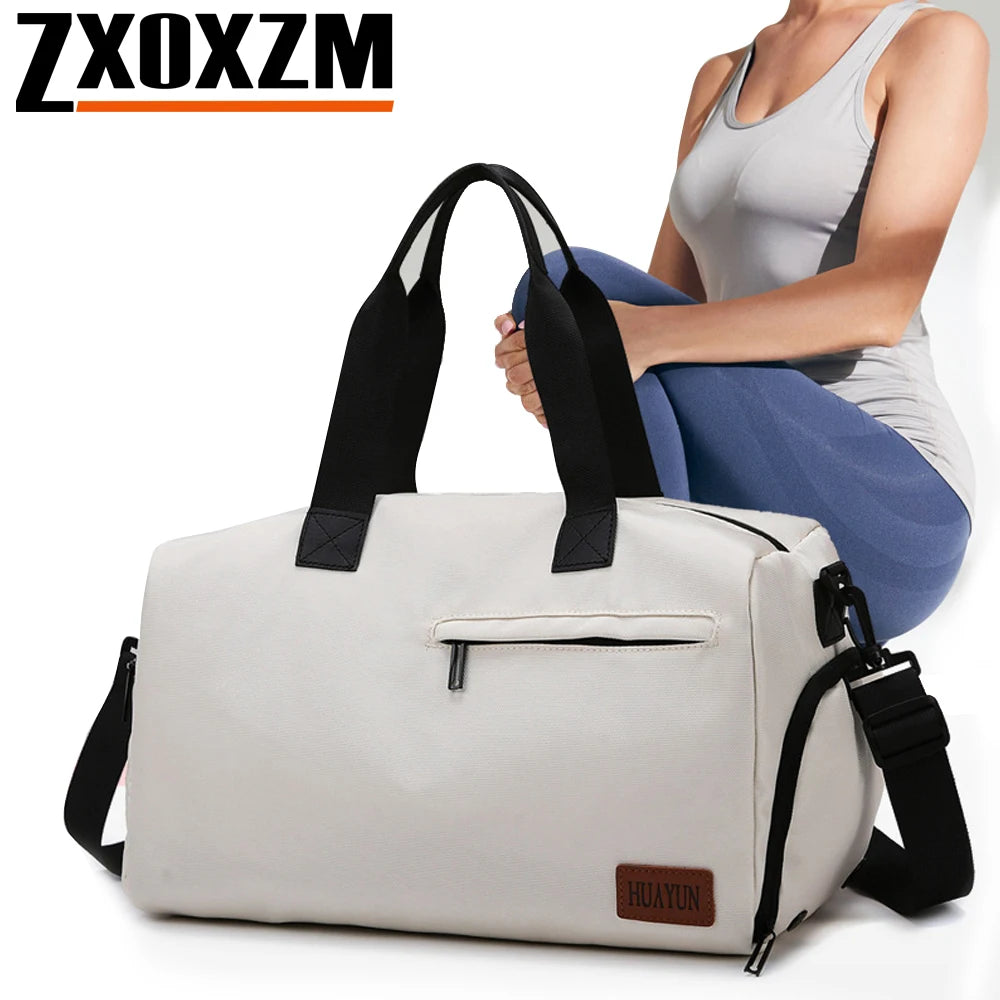 Waterproof Sports Duffle Bag with Shoe Compartment | Ideal Gym Tote