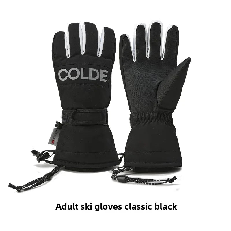 Guantes de esquí cálidos para deportes de invierno | Equipo impermeable y cortavientos