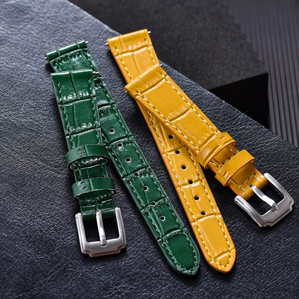 Quality Leather Watch Bands | Universal Slub Pattern Straps