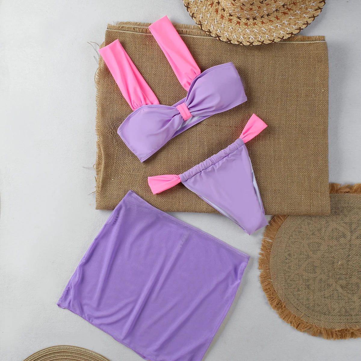 3-Piece Micro Bikini Set | Sexy Women's Swimwear for Summer