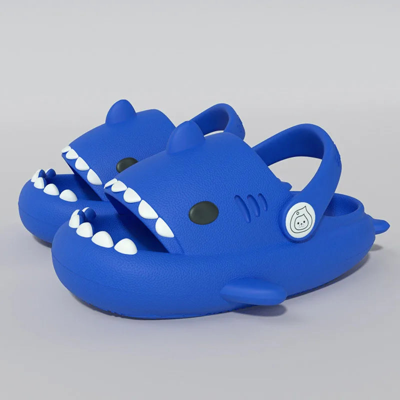 Kids Shark Slippers | Cartoon Non-slip Soft Sandals for Summer