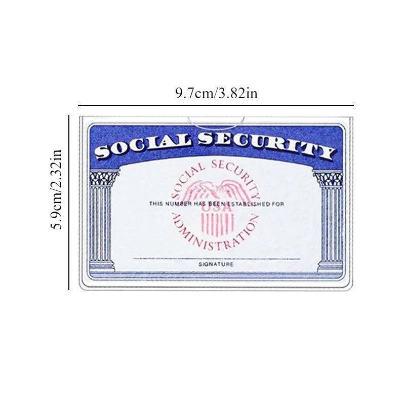 Waterproof Social Security Card Holder | Durable & Portable Protection