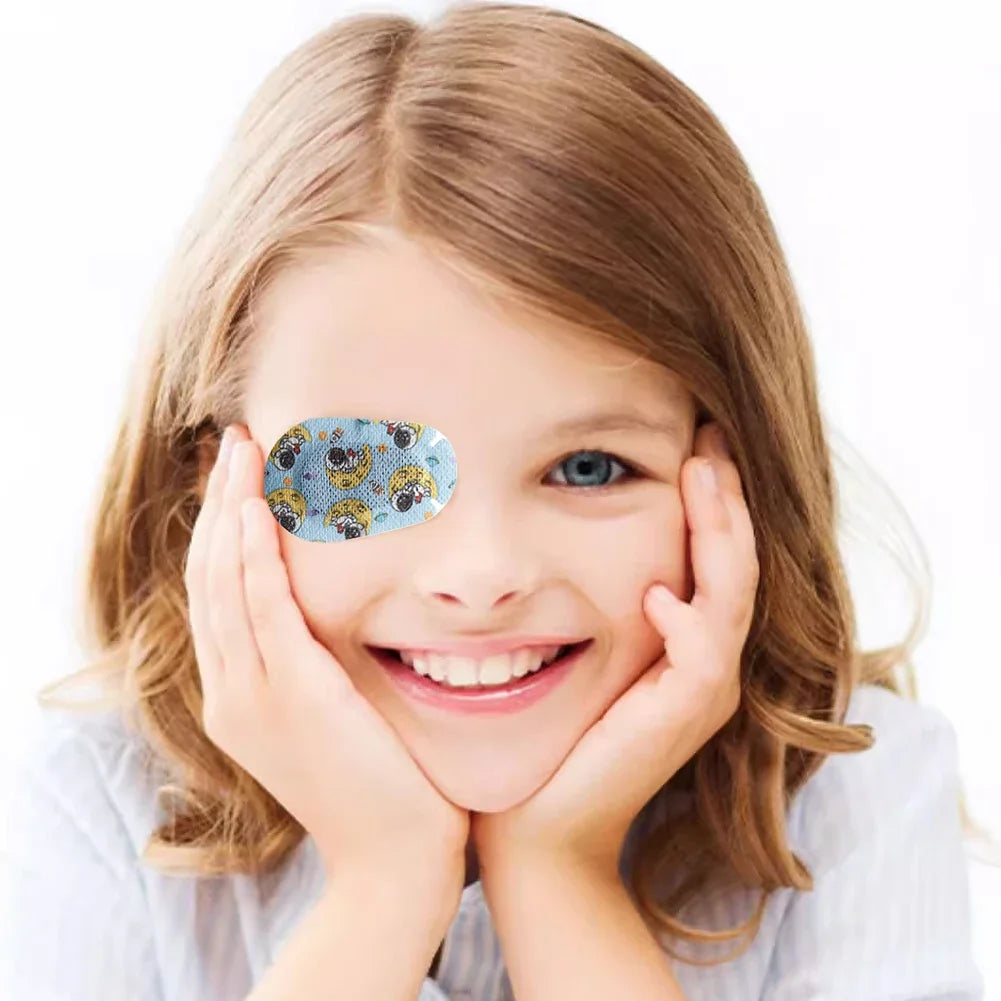 60Pcs Cartoon Amblyopia Eye Patches for Kids | Vision Care