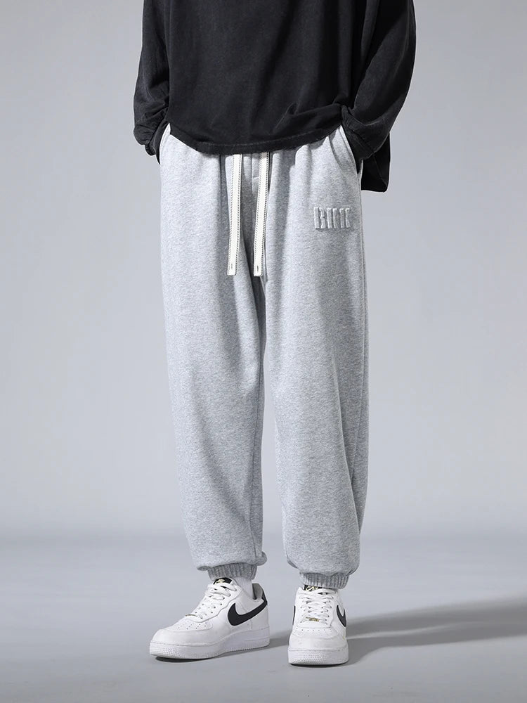 Big Size Men's Tapered Sweatpants | Comfortable Jogger Pants