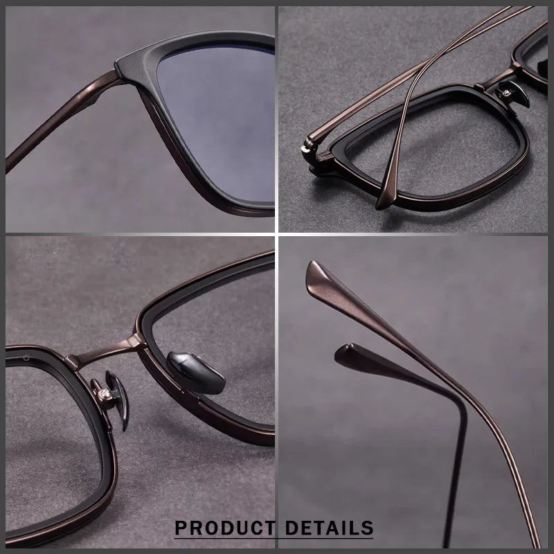 Vintage Square Anti Blue Light Glasses | Unisex Adjustable Eyewear