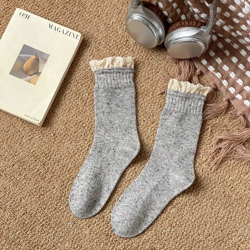Frilly Kawaii Long Socks for Women | Ultimate Casual Style