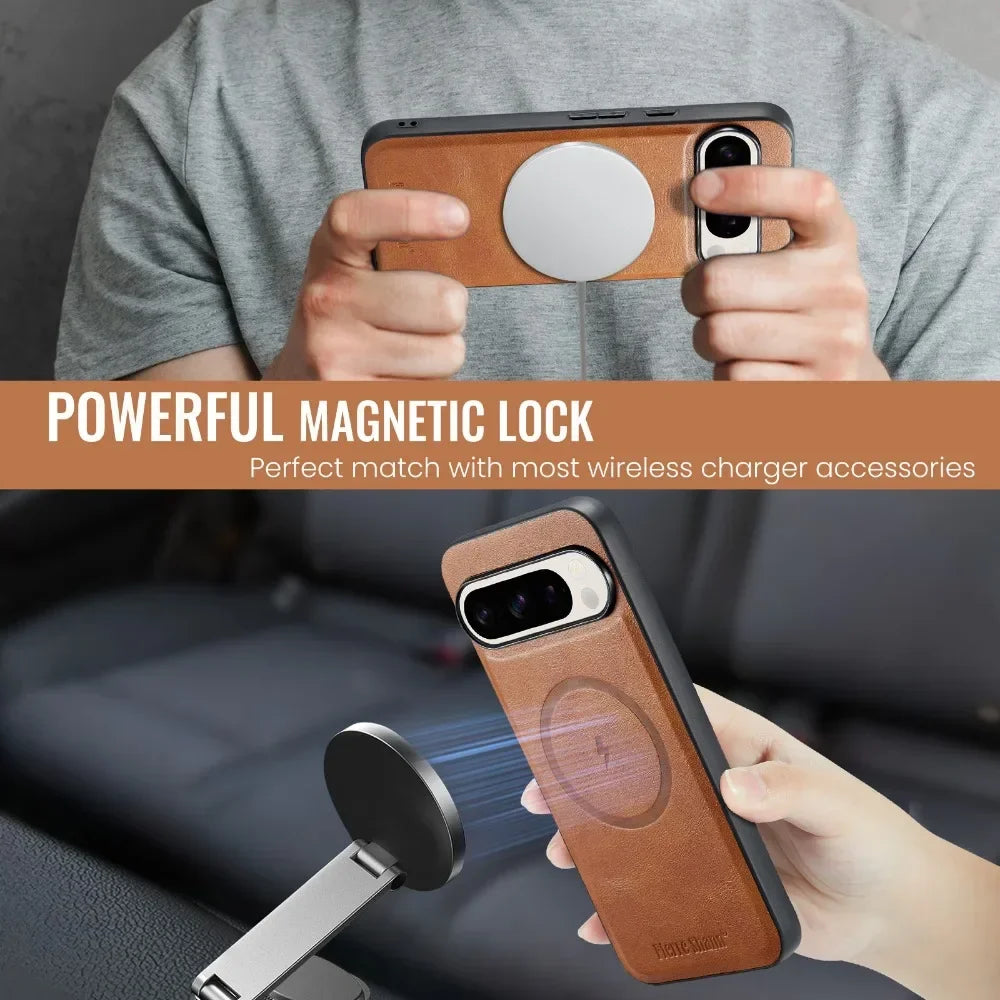 Detachable 2 in 1 Leather Wallet Case for Google Pixel | Card Holder