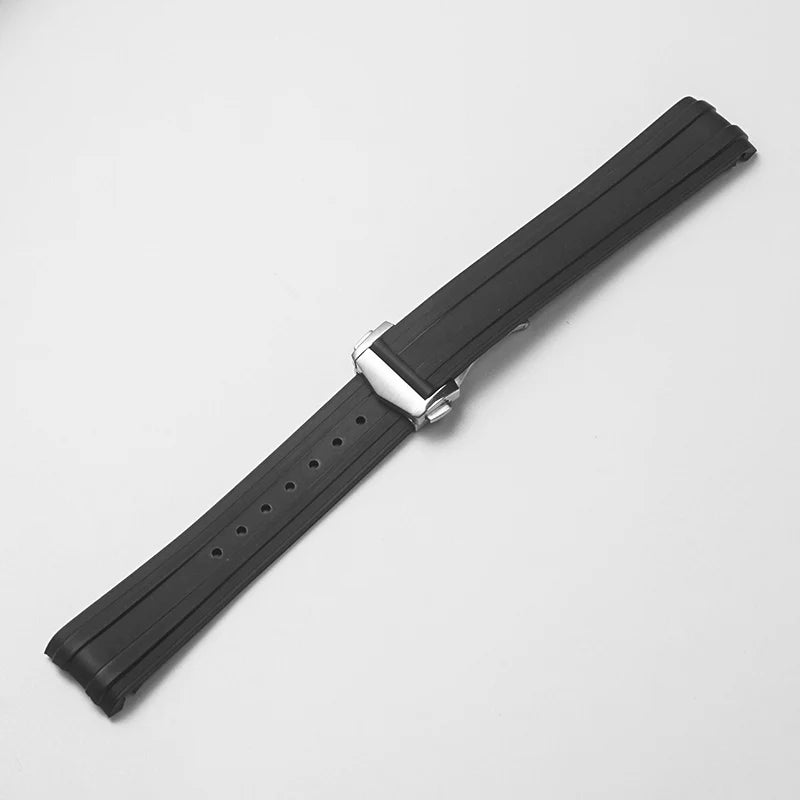 20mm Versatile Rubber Watch Strap | Custom Fit & Multi-Colors