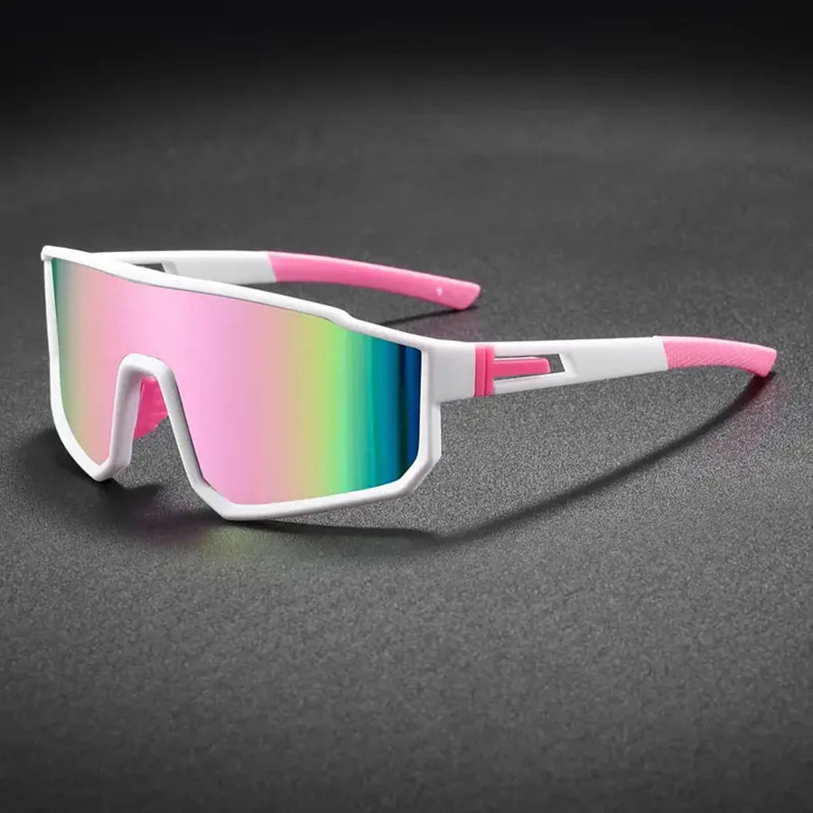 Gafas de sol de ciclismo extragrandes para hombre | Gafas coloridas a prueba de viento