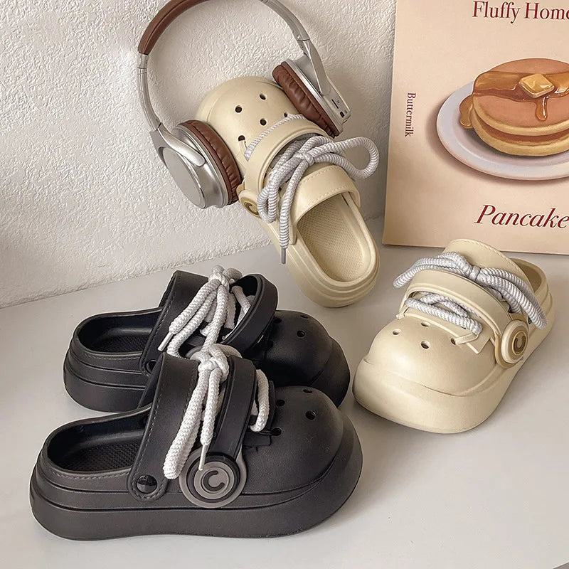 Stylish Women Summer Sandals | Comfortable Lace-Up Clogs for All