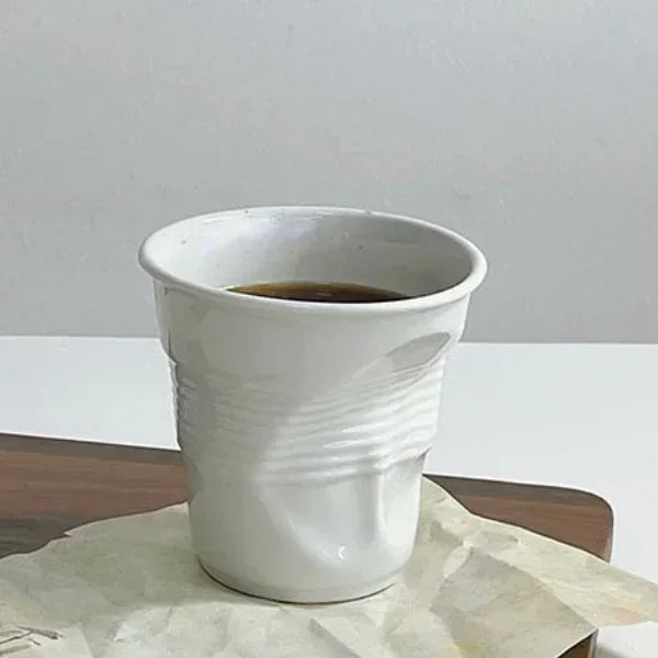 Elegant Korean Style Ceramic Coffee Mug | Nordic Design Tumbler
