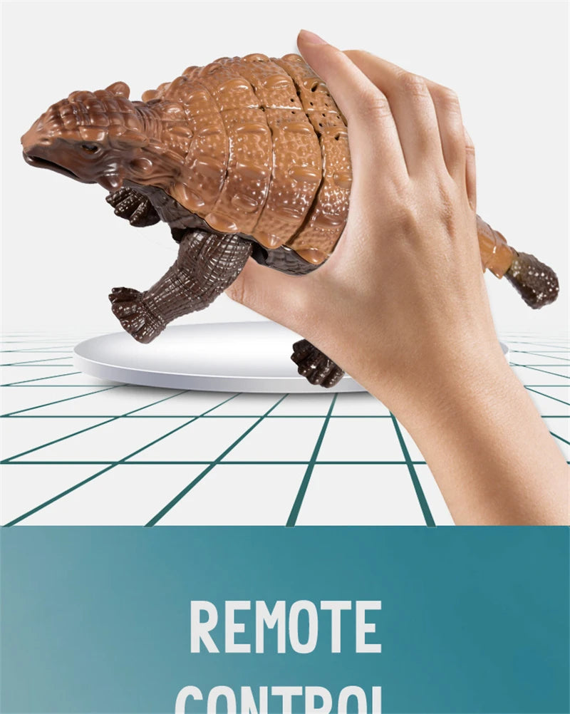 Remote Control Dinosaur Toy | Realistic Ankylosaurus Model