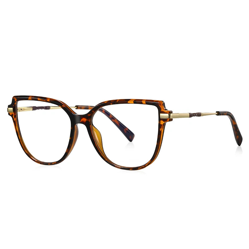 VICKY Stylish Large Frame Simple Geometric Design Anti-blue Light Reading Glasses Customized Prescription Available PFD2210