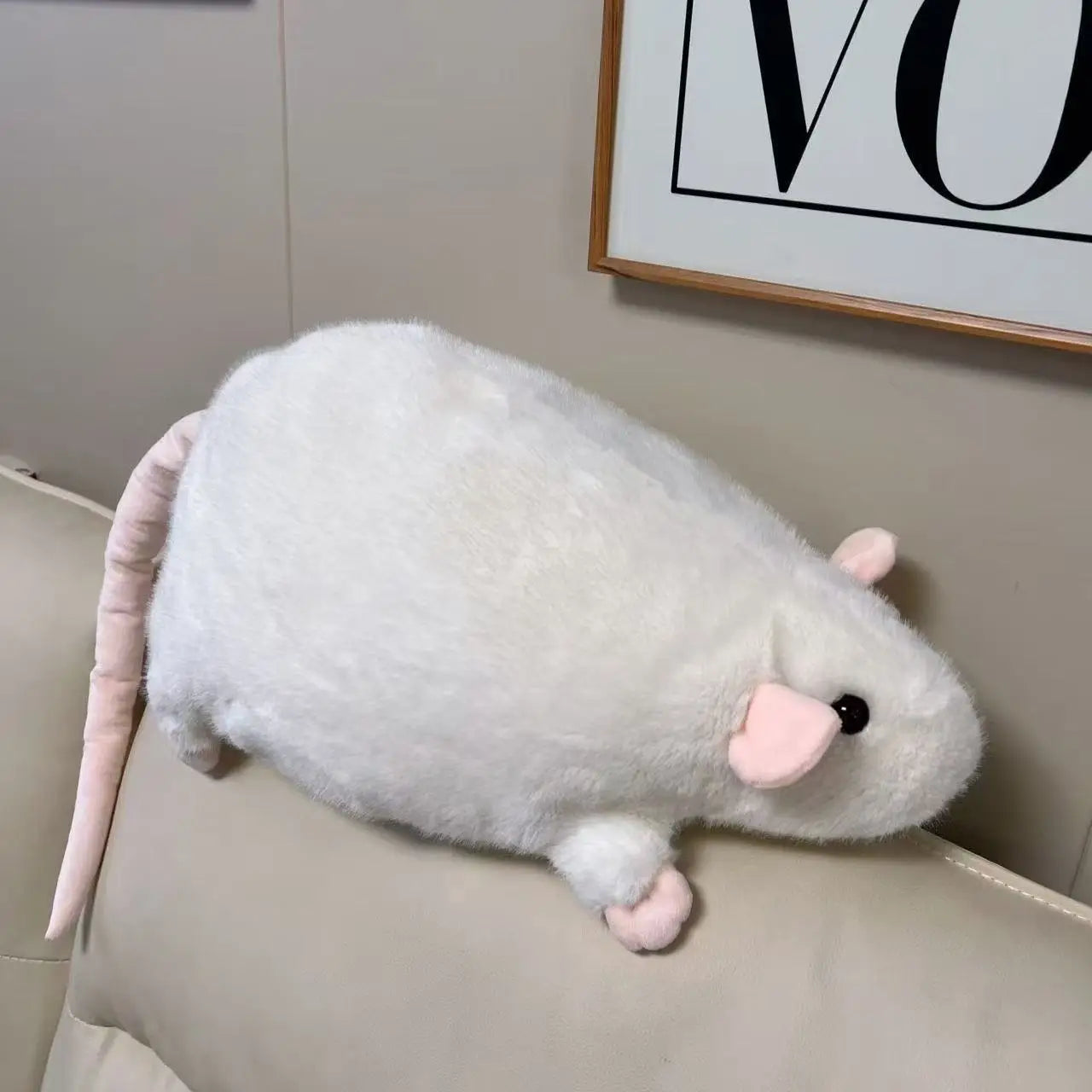 Cute Oversized Mouse Doll | Plush Cartoon Animal Toy for Kids
