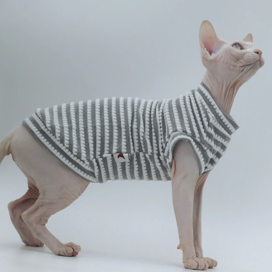 Cooling Summer Vest for Hairless Cats | Ultra-Soft Cotton Comfort