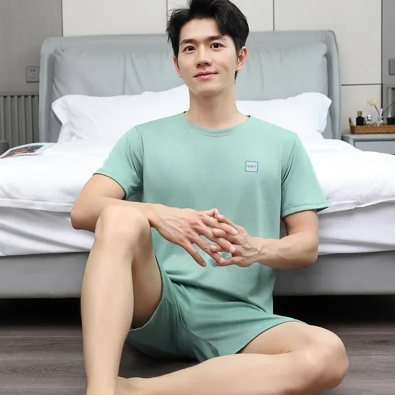 Men's Summer Pajamas | Cool & Comfortable Short-Sleeve Sleepwear