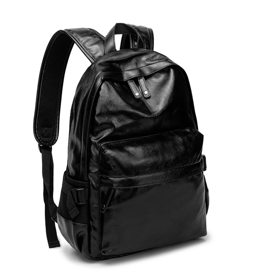 Stylish PU Leather Large Capacity Ladies Backpack | Versatile & Chic