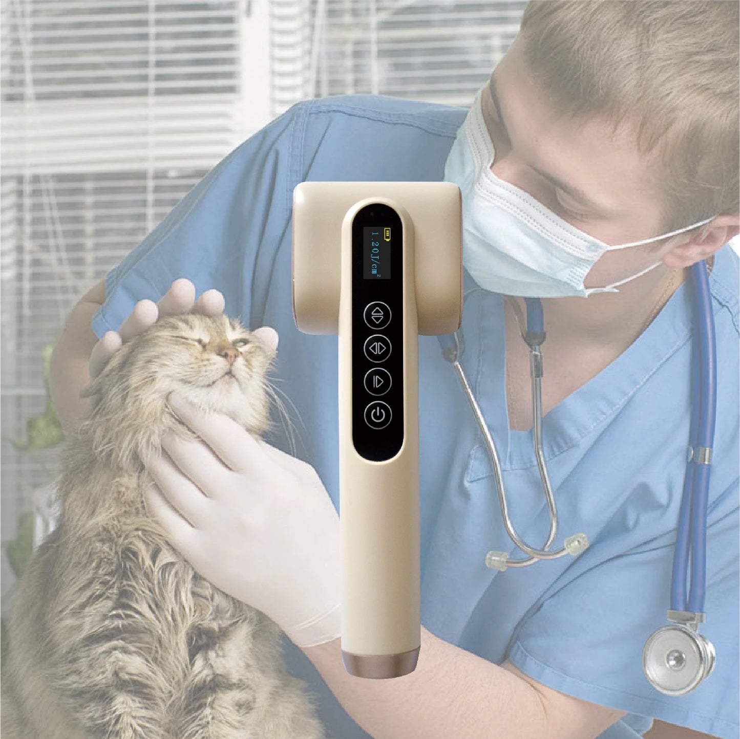 Veterinary LED Laser Therapy Device for Pet Relief