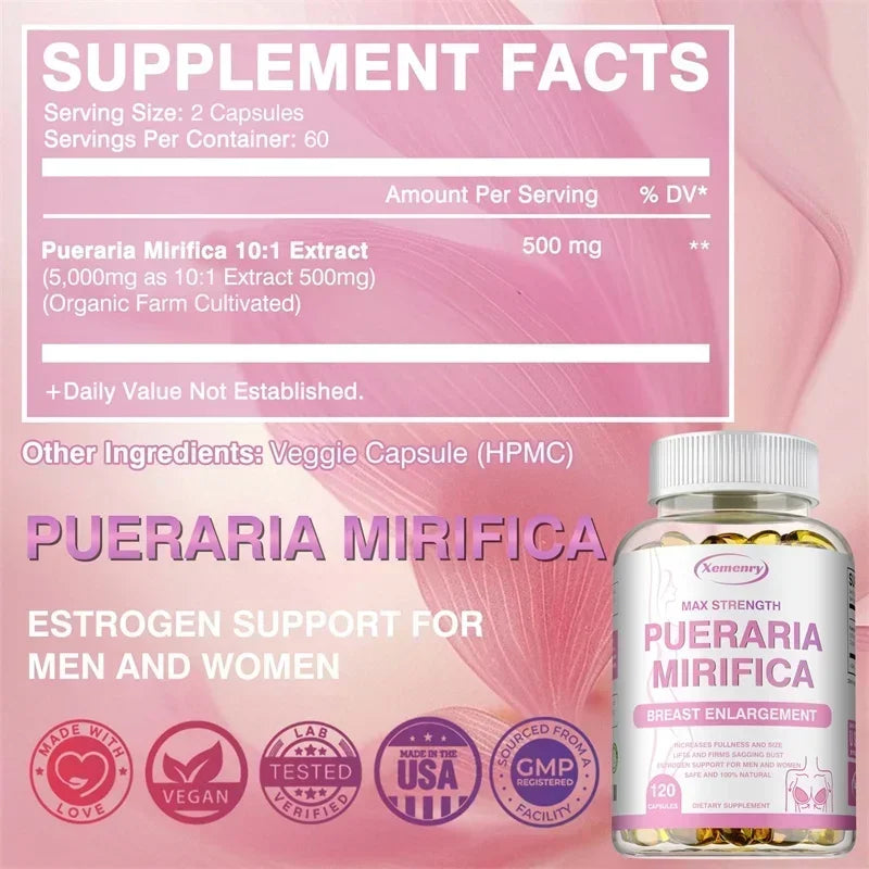 Pueraria Mirifica Supplement | Support Breast Firmness and Elasticity