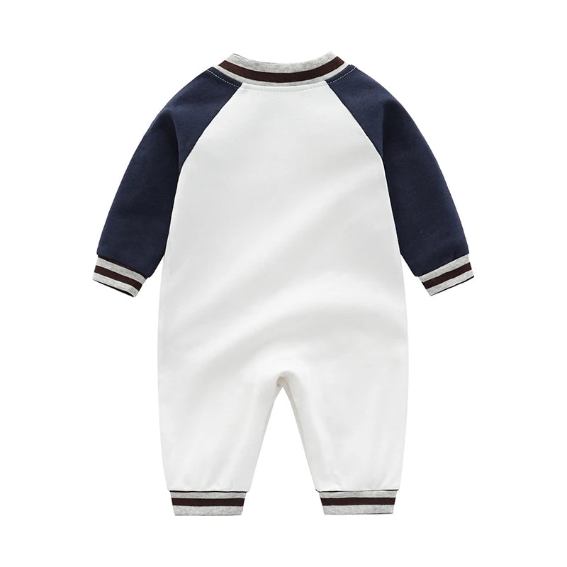 Cozy Pure Cotton Baby Long-Sleeved Rompers | Autumn Essentials