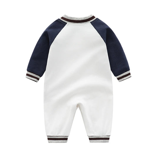 Cozy Pure Cotton Baby Long-Sleeved Rompers | Autumn Essentials