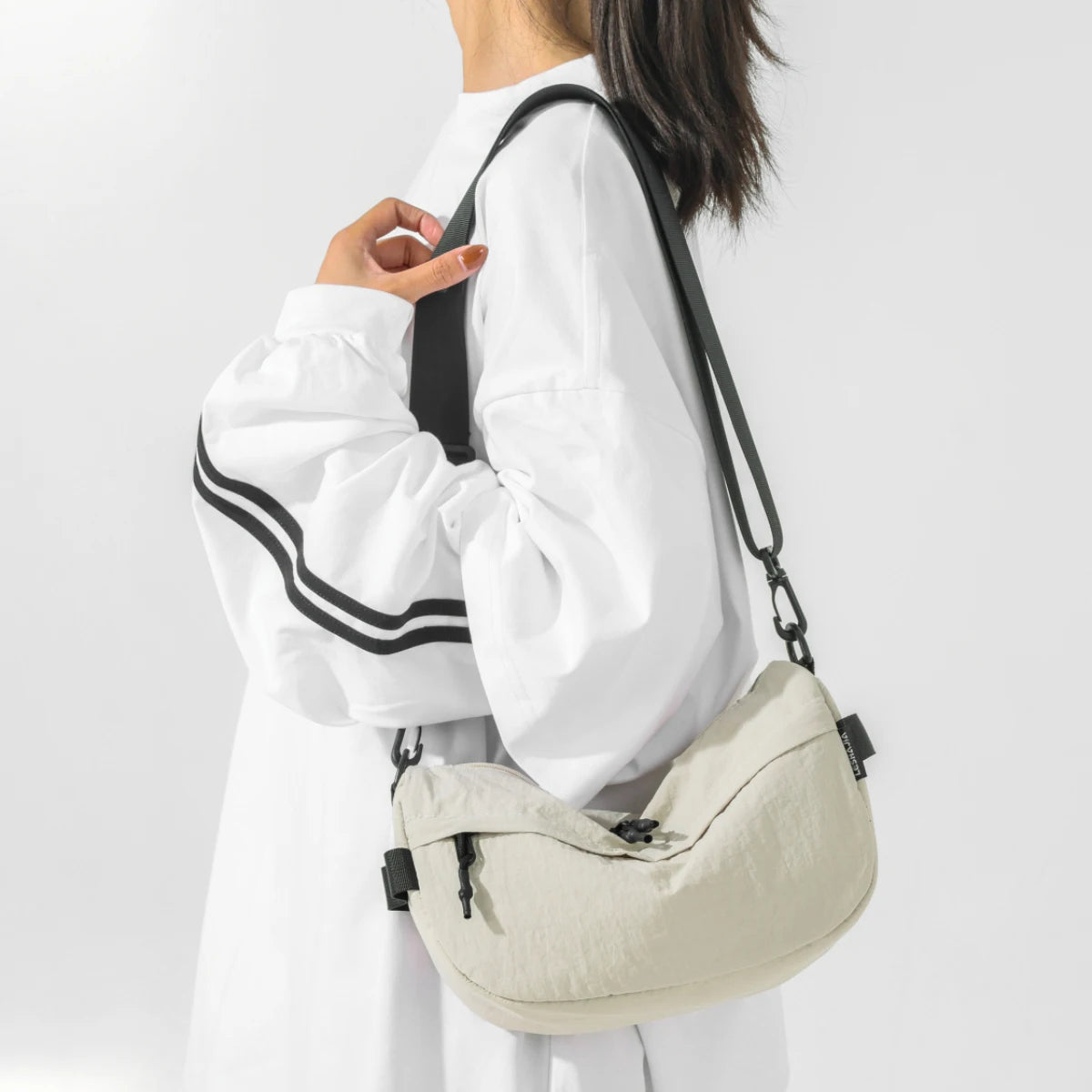 Lightweight Waterproof Nylon Crossbody Bag for Casual Adventures