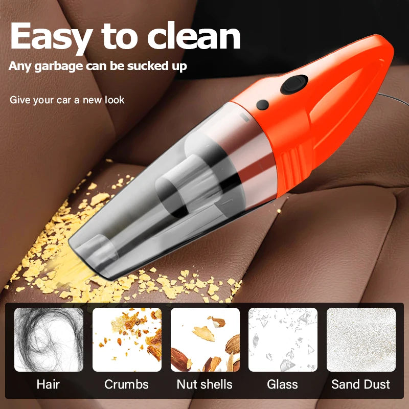 Portable Car Vacuum Cleaner | Effortless Cleaning for Your Vehicle