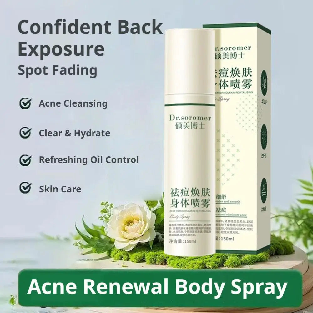 Revitalizing Body Spray for Clear, Smooth Skin | Acne & Oil Control