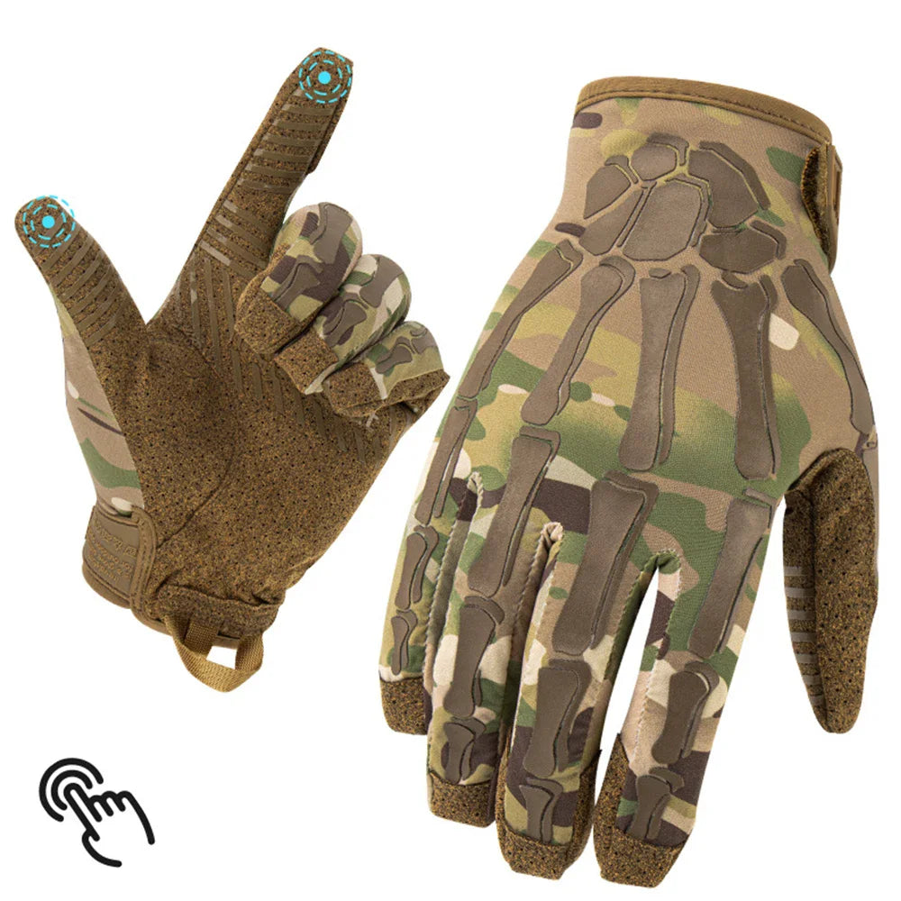 Breathable Outdoor Tactical Gloves | Full-Finger Touchscreen Gloves