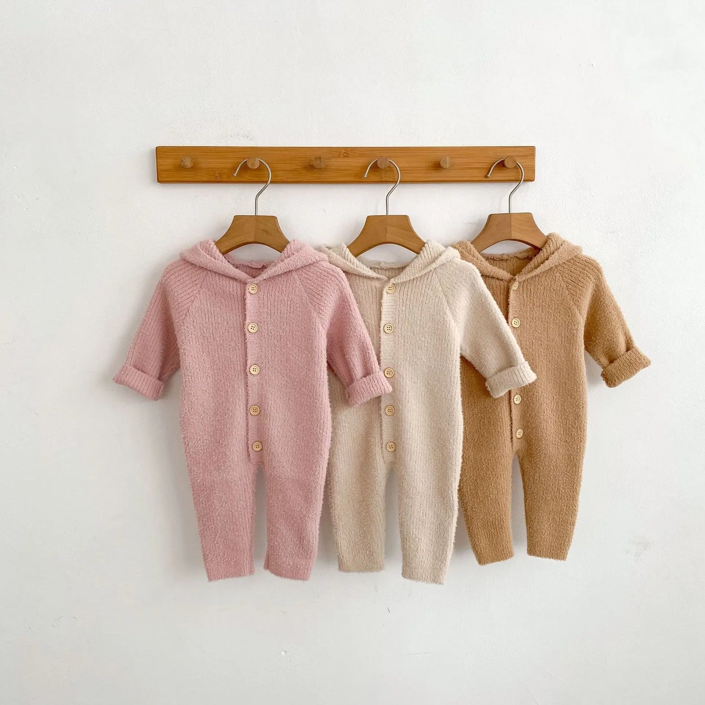 Cozy Cartoon Baby Rompers with Rabbit Ears | Adorable Infant Pajamas