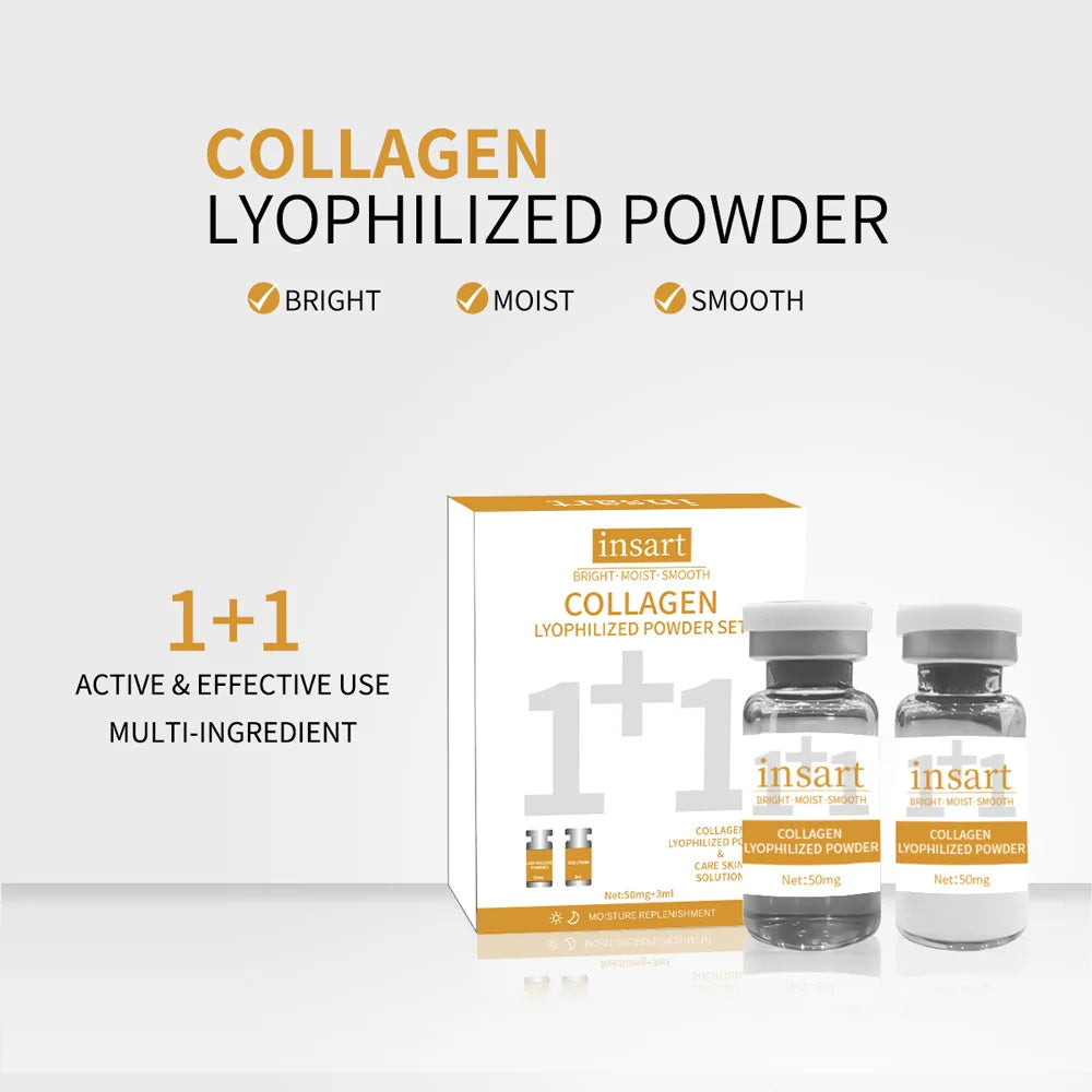 Anti-Aging Collagen Lyophilized Powder Facial Serum | Firming Set
