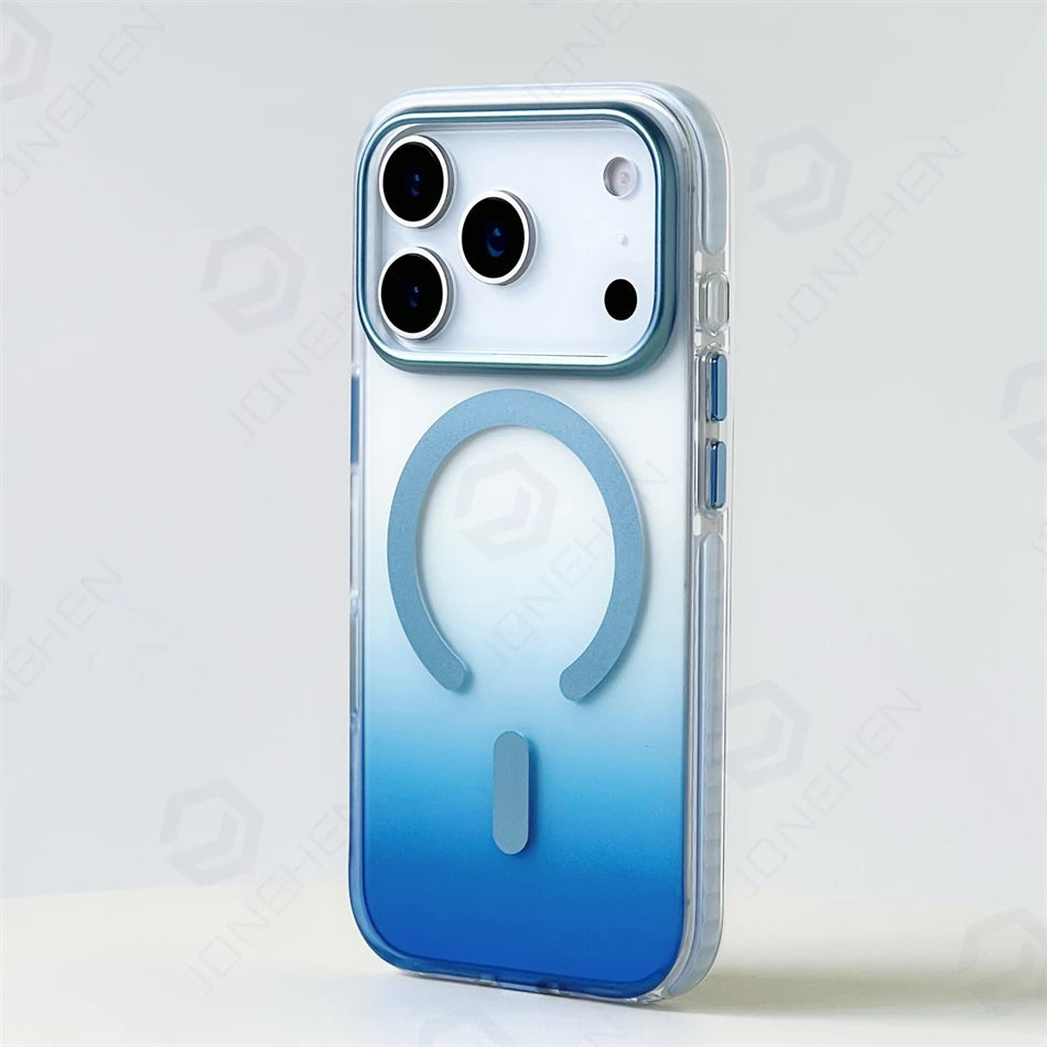 Luxury Gradient Magnetic Shockproof Case for iPhone 14-17 Pro Max