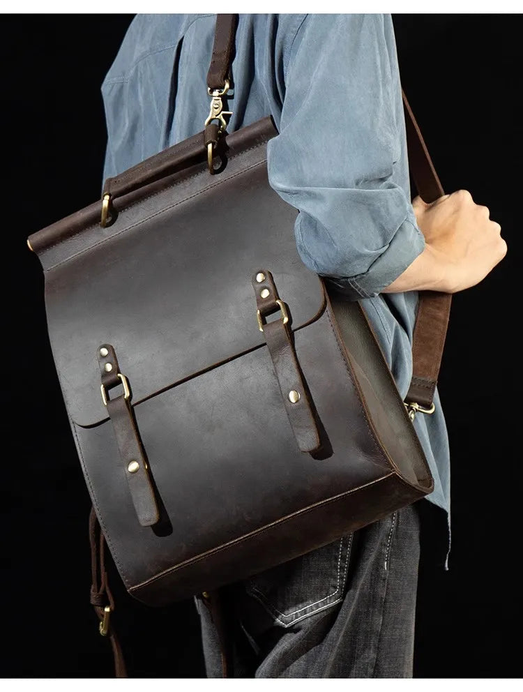 Trendy Genuine Leather Backpacks for Men | Stylish Casual Bags