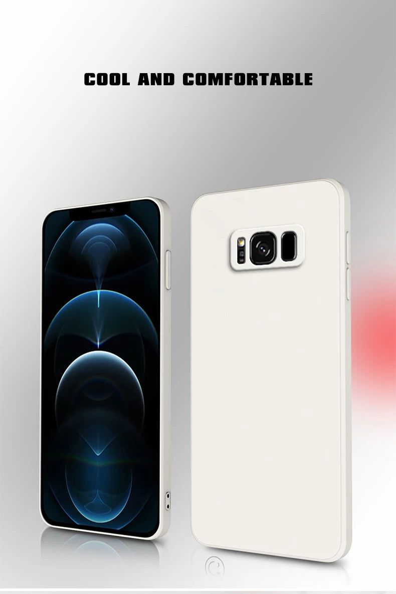 Soft Shockproof Silicone Phone Case for Galaxy Devices | Stylish Protection