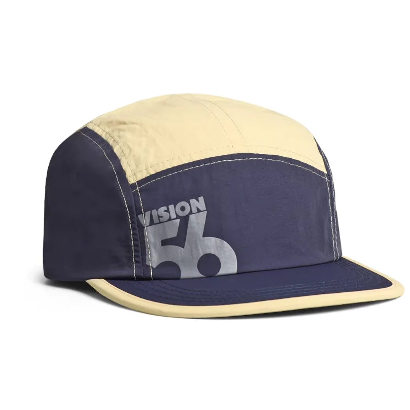 Fashion Flat Top Cotton Baseball Cap Unisex Quick-Dry Color Block Letter Print Korean Sport Hat for Running Cycling