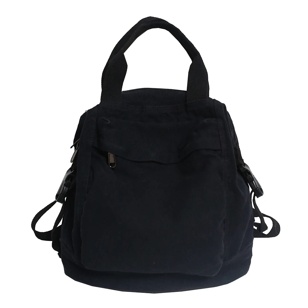 Vintage Canvas Backpack for Women | Stylish School Bag