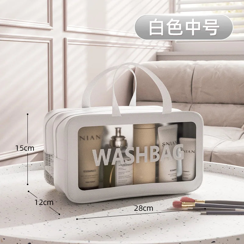 Large Waterproof Toiletry Bag | Portable Skincare Organizer