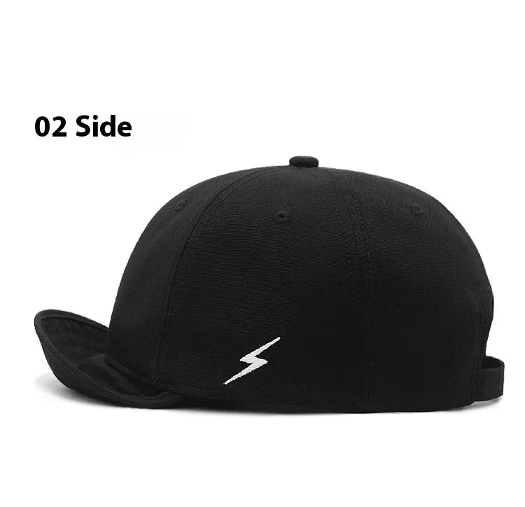 Large Head Up-turn Peak Hiphop Snapback Hat | Unisex Adjustable Cap