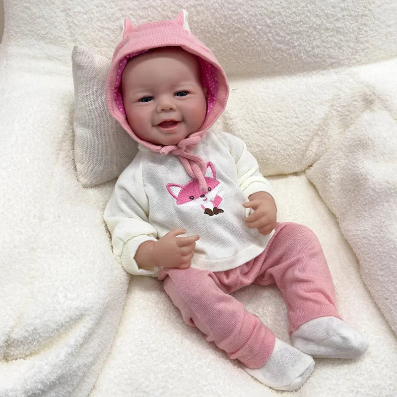 48CM Newborn Full Vinyl Body Doll | Realistic Collectible Art Doll