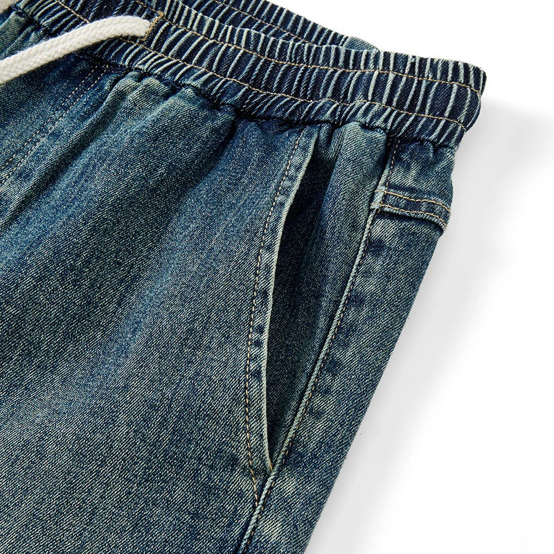 Men's Flared Boot Cut Jeans | Comfortable Vintage Casual Trousers