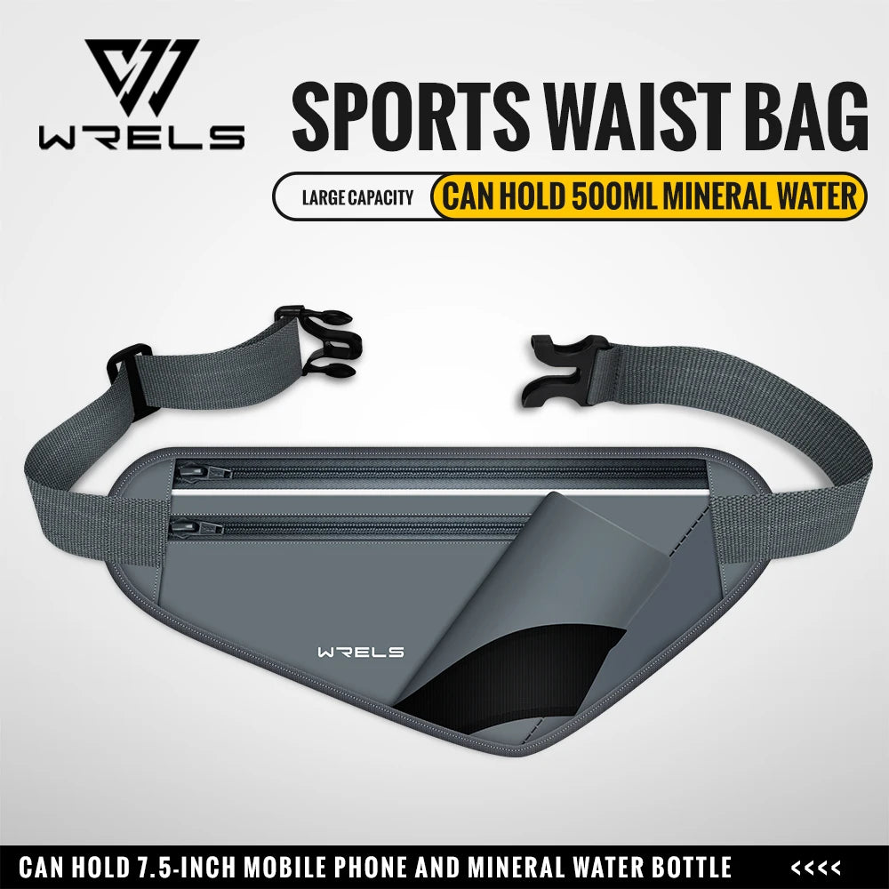 Adjustable Running Hydration Belt with Water Bottle Holder