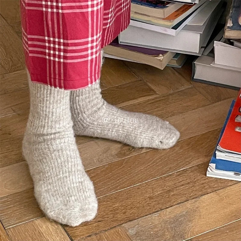 Warm Long Wool Cashmere Thermal Socks for Women | Cozy Comfort