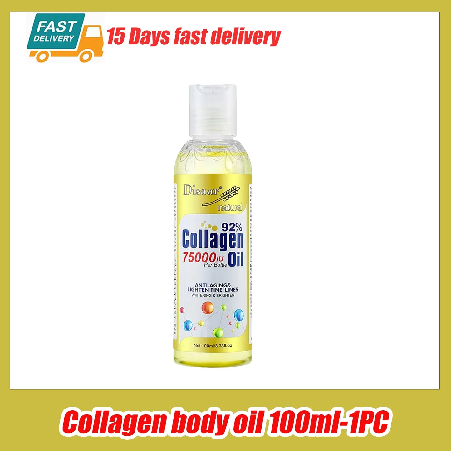 Hydrating Collagen Body Oil | Moisturizing Whole Body Essential Oil