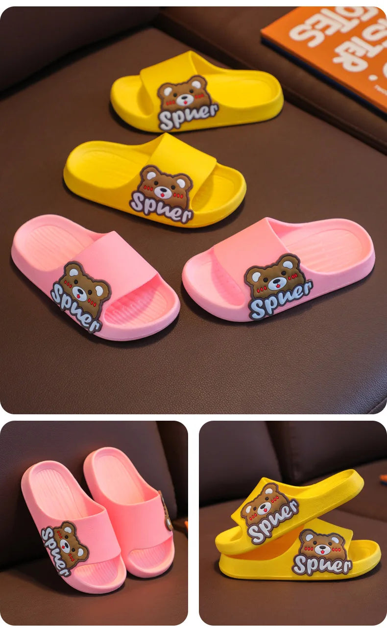 Cute Cartoon Kids EVA Slippers | Fun Summer Toddler Sandals