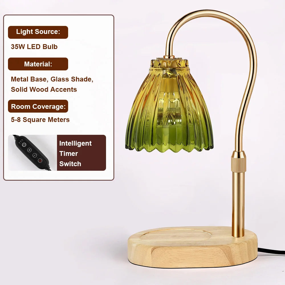 Candle Warmer Lamp with Timer | Aromatherapy Night Light