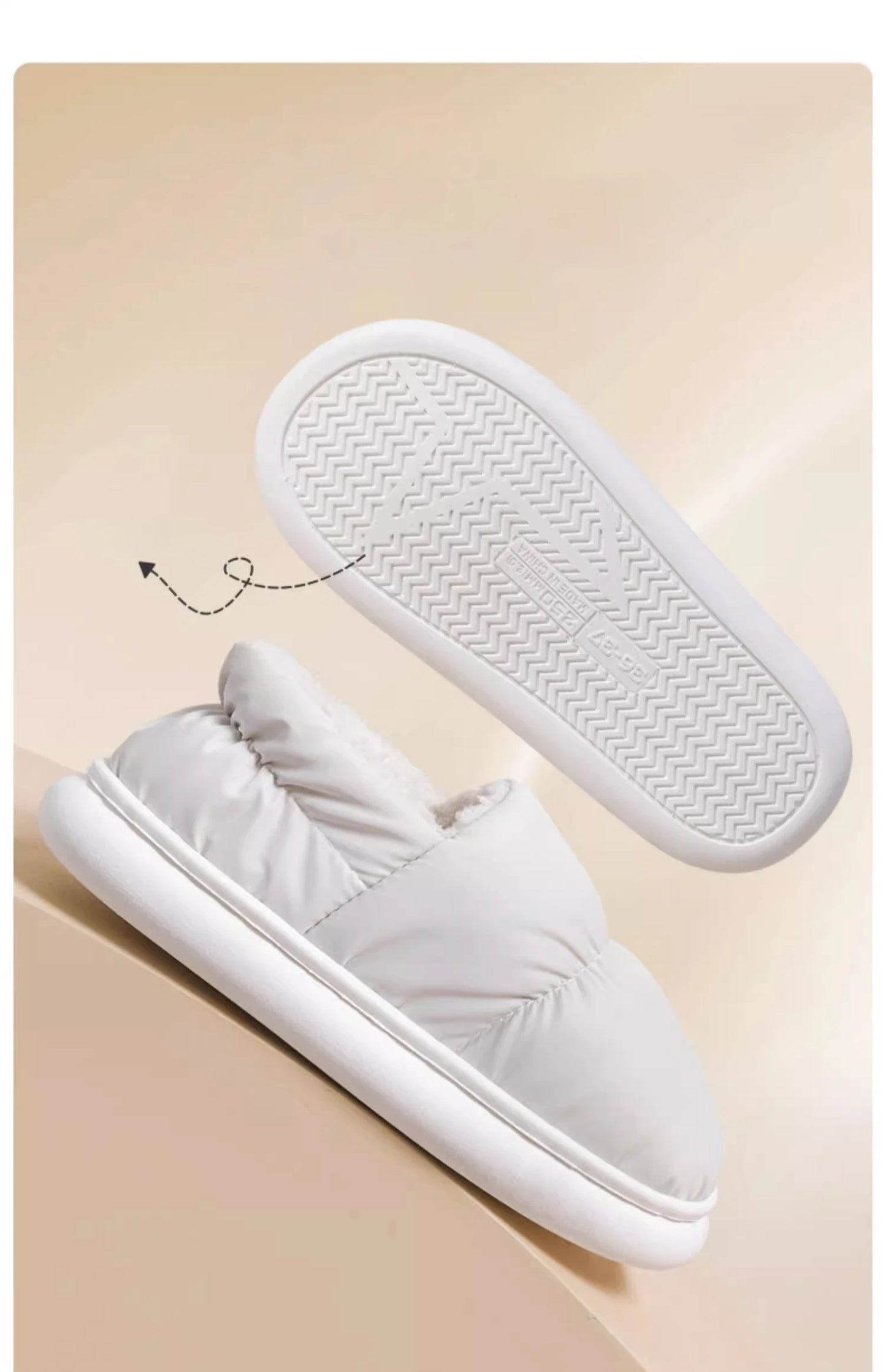 Women's Cotton Patchwork Slippers | Warm Anti-Slip Indoor Shoes