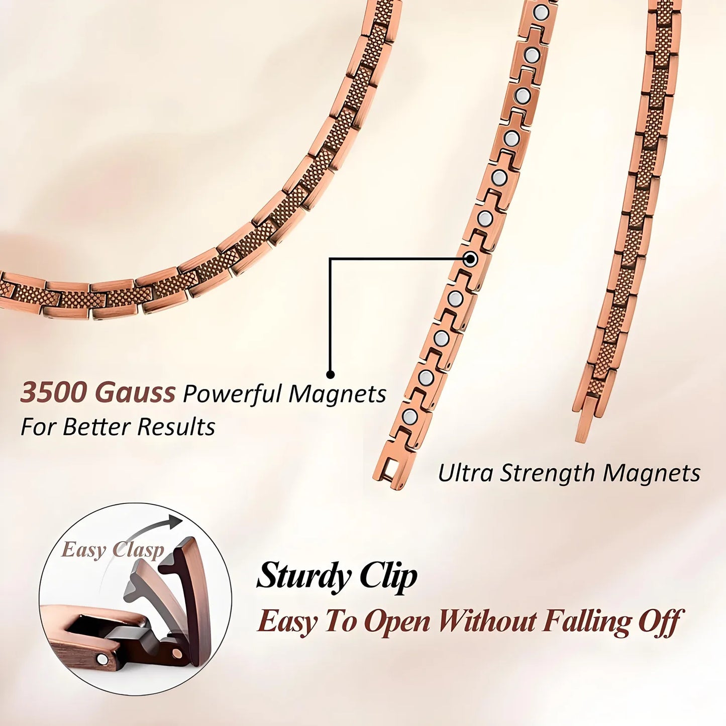 Pure Copper Serpentine Pattern Necklace | Luxury Jewelry Gift