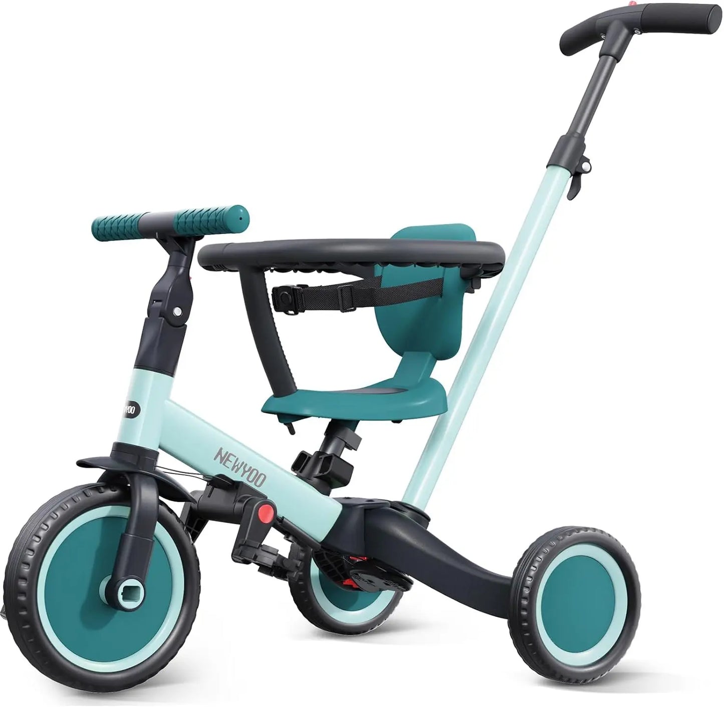 Toddler Push Tricycle | 5-in-1 Balance Bike for Ages 1-3