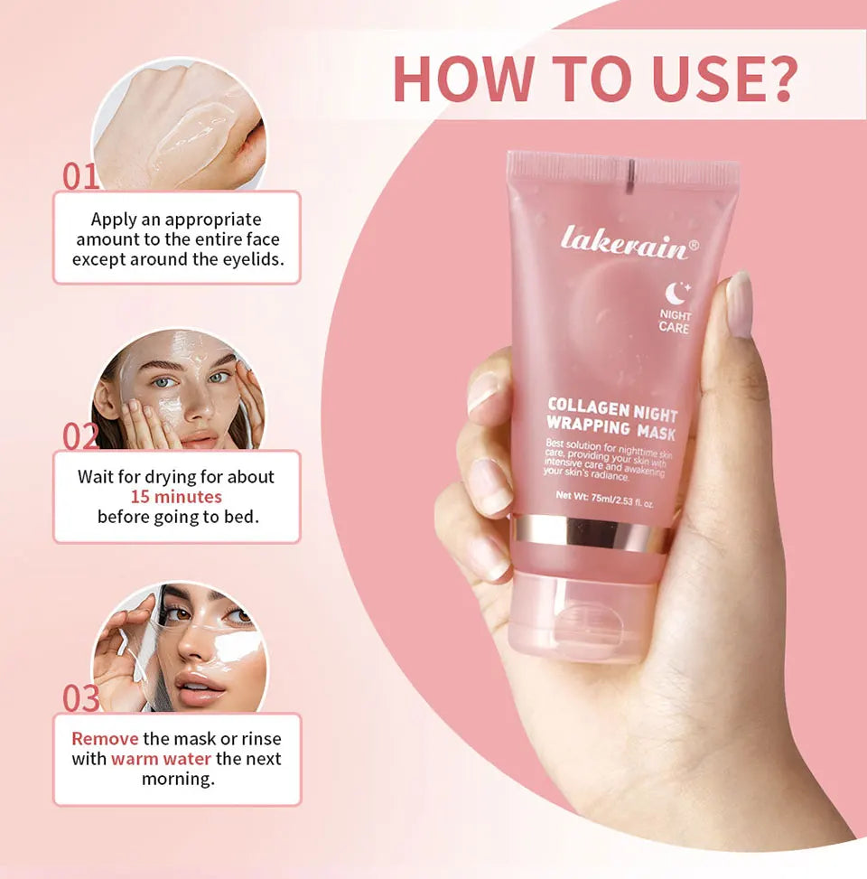 Collagen Night Wrapping Mask | Boost Elasticity & Hydration